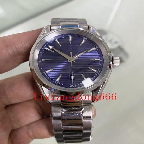 

quality silver dial watch master terra 150m 42mm automatic mechanical stainless steel glass back sports sea mens watches269s, Slivery;brown