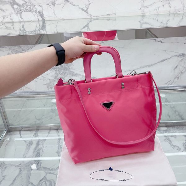 

designer retro nylon bucket totes bag crossbody shoulder bags handbag women's s cross grain food basket, Red;black