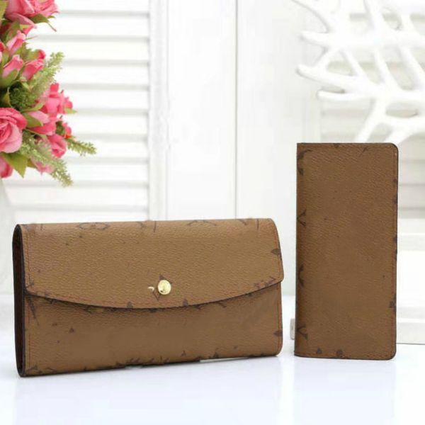 

classic plaid long wallets business casual large capacity men's and women's wallet portable multi-card position credit card letter, Red;black