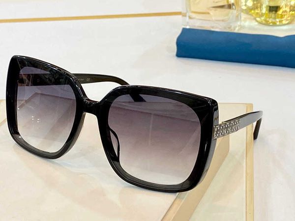 

0867 new fashion popular sunglasses classic square frame simple and elegant style 0867 protective glasses, White;black