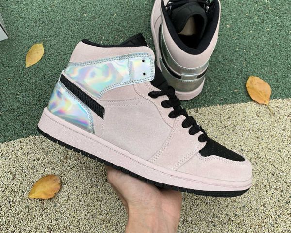 

designer shoes jumpman 1 mid basketball shoes 1s barely rose black multi men women trainers sneakers sports