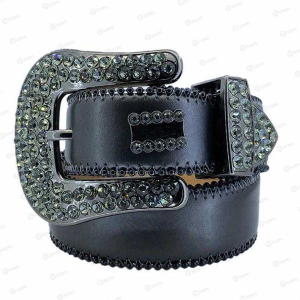 

2021 designer belt bb simon belts for men women shiny diamond belt black251w, Black;brown