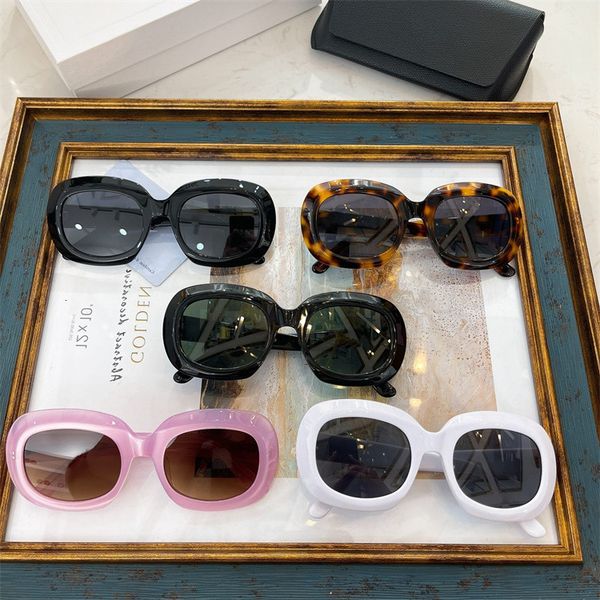 

designer sunglasses 2022cl new arc de round frame net red same 40070, White;black