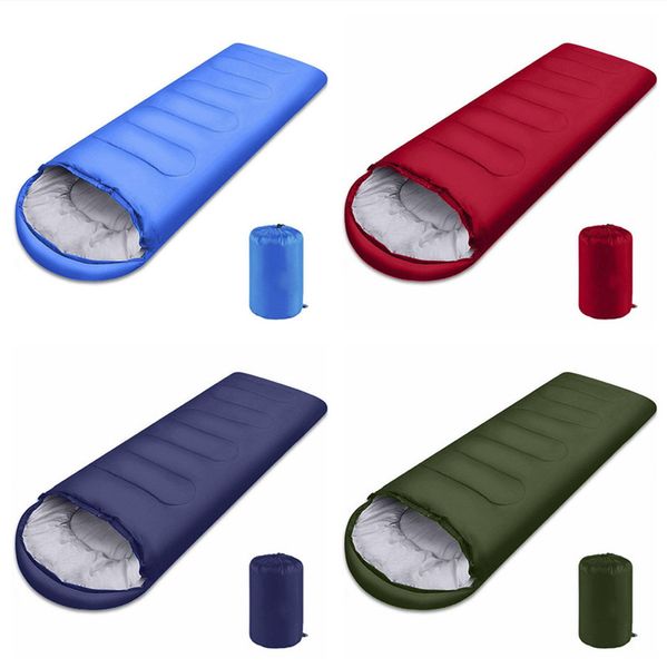 Lope Camping Saco de Dormir Portátil À Prova D 'Água Engrossado Inverno Saco de Dormir Cobertor Ultraleve Tenda Ao Ar Livre Viagem Sono Cama 220620