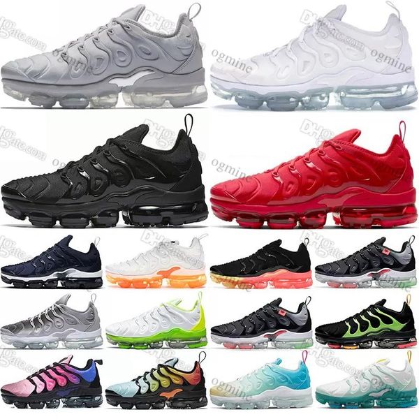 

tn plus tns running shoes men sneaker black white volt orange gradients cherry red woman cool wolf grey neon green olive usa mens womens out