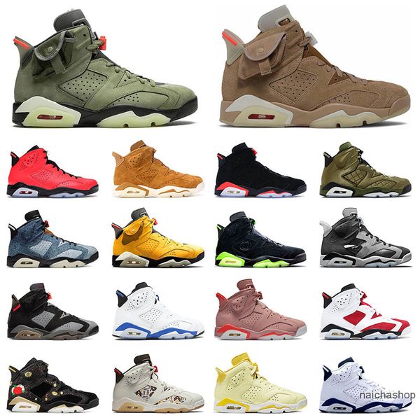 

2021 arrival british khaki basketball shoes men women jumpman 6 6s carmine midnight navy singles day floral hare sport blue smoke grey mens