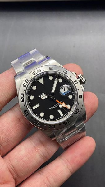 

gmf watch diameter 42mm v4 version carries 3186 movement sapphire glass mirror 904 steel case watchband waterproof function, Slivery;golden