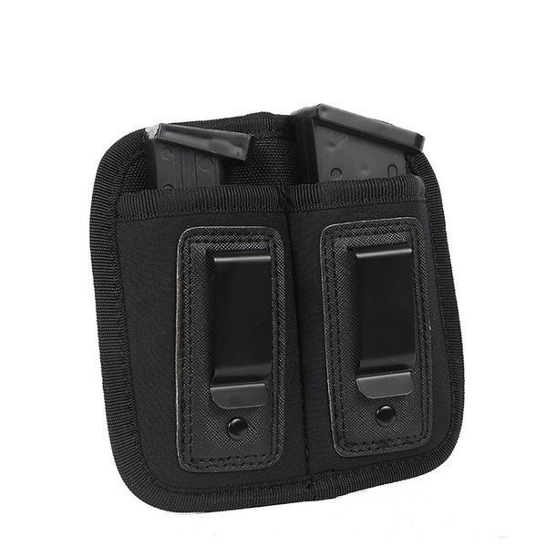 Tactical Double Magazine Bag Pouch Sport all'aria aperta Zaino tattico Vest Gear Accessorio Mag Holder Clip per cartuccia NO11-575
