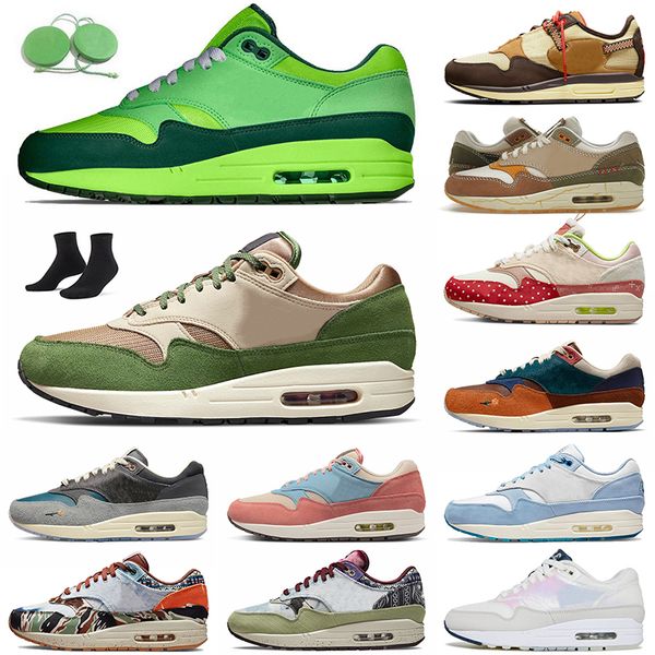 

1 87 authentic running shoes outdoor oregon duck men trainers treeline blueprint concepts air wabi sabi 1s 87s runners monarch sneakers wome, White;red