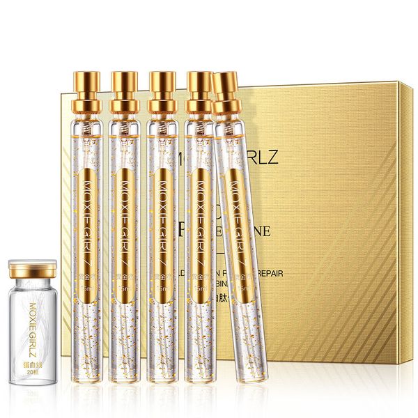 

beauty items 24k gold collagen serum set with protein line set
