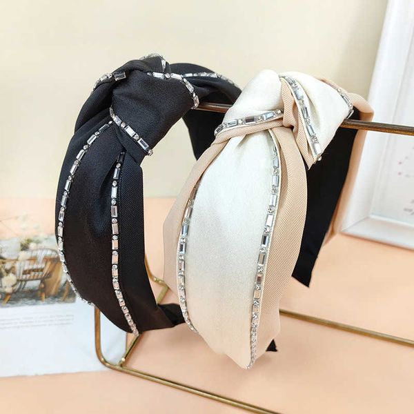

south korea new hair hoop simple double-layer knot hairpin baby girl headbands high-grade pressure hair hoop, Slivery;white
