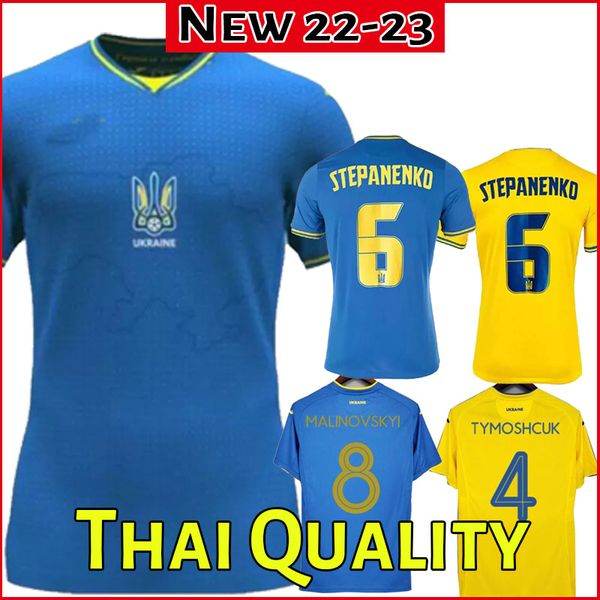 

21/22 ukraine soccer jerseys home 2021 2022 vitaliy mykolenko oleksandr zinchenko ruslan malinovskyi viktor tsygankov matvienko yellow away, Black;yellow