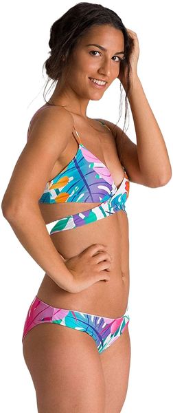 

women's triangle two piece maxlife bikini swimsuit d15h#, White;black