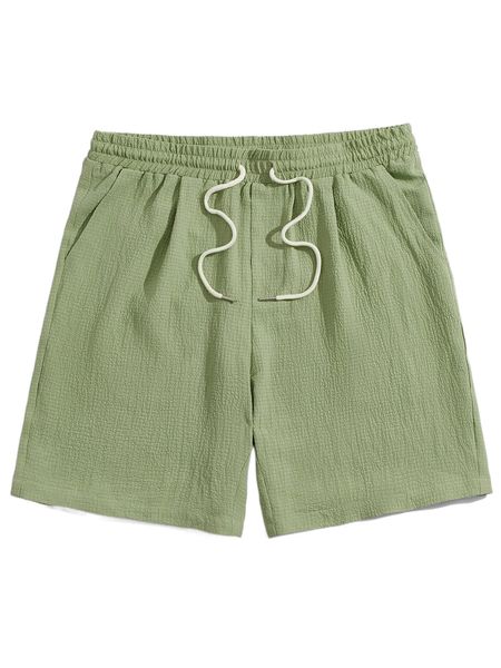 

men drawstring waist shorts v1pf#, White;black