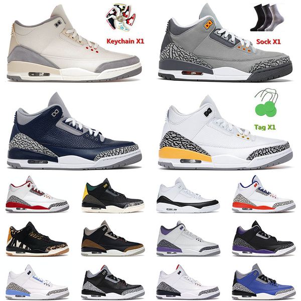 

2022 arrival mens basketball jumpman shoes muslin cool grey laser orange 3 3s iii rust pink medium grey knicks rivals georgetown trainers sn
