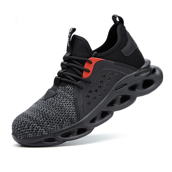

2020 new safety shoes men lightweight work boots men steel toe shoes work sneakers male indestructible safety boots men shoes, Black;brown