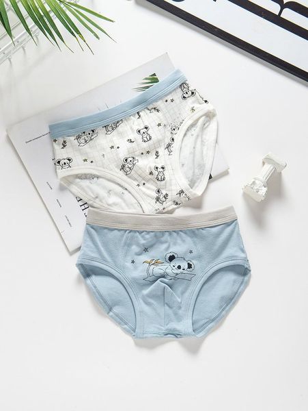 

toddler boys 2pcs koala & star print brief she, Camo