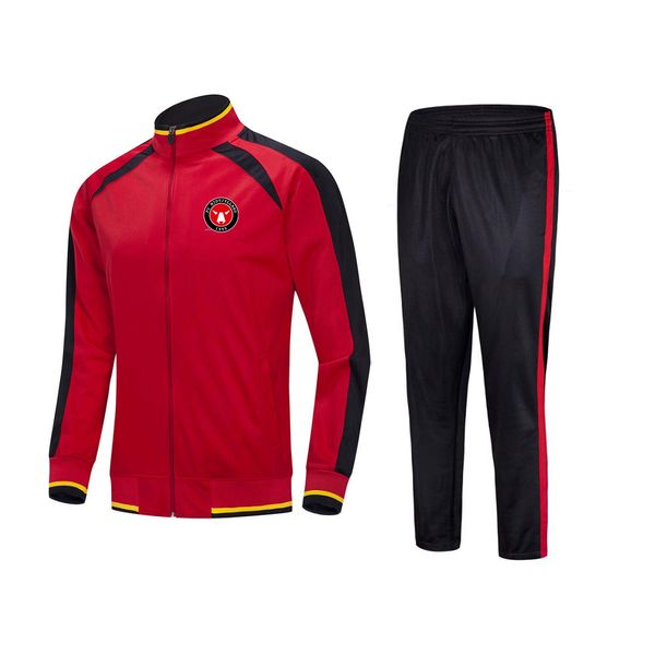 FC Midtjylland Herren-Trainingsanzüge, Erwachsene, Kinder, Größe 22# bis 3XL, Outdoor-Sportanzug, Jacke, Langarm, Freizeit-Sportanzug