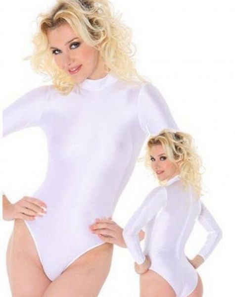 

halloween cospaly solid color catsuit costumes white lycar spandex zentai unitard bodysuit, Black