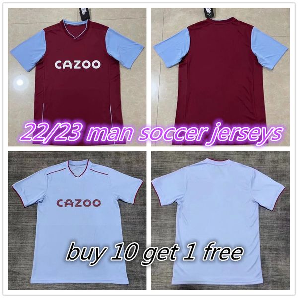 

22 23 astons soccer jerseys 2022 2023 kamara diego carlos coutinho watkins buendia football shirt villa buendia hourihane douglas luiz mcgin, Black;yellow