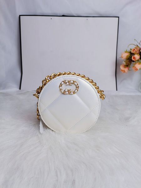 

2022ss co handle handbag exclusive single shoulder bag gold metal hardware matelass chain cross shoulder designer fashion mini shoulder bag