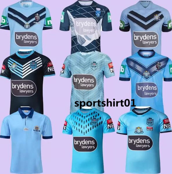 

21 22 nsw blues home pro rugby jersey state of origin jerseys 18 19 20 21 south wales shirts shorts size s-5xl jersey 555, Black;gray