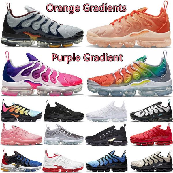 

designer tn plus mens running shoes triple black white knicks vibes wolf grey purple gradient hyper blue swingman yolk bubblegum outdoor
