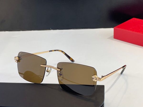 

mens designer sunglasses for womens men glasse fashion frameless driving uv original brand spectacles luxury eye glasses frame factory whole, White;black
