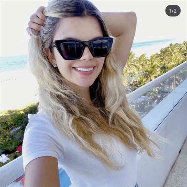 

sunglasses haley hailey same ins cat's eye personality fashion sunglasse fox8, White;black