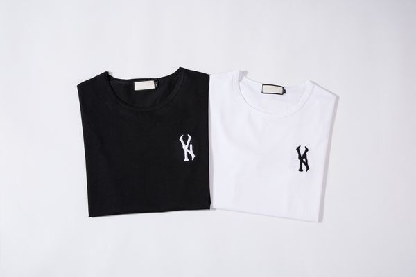 

22ss men's t-shirt designer brand casual tee sports animal letters printed pattern summer street loose short sleeve s96, White;black