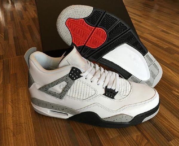 

shoes 4 white fire red black tech grey designer 2016 iv og cement sports