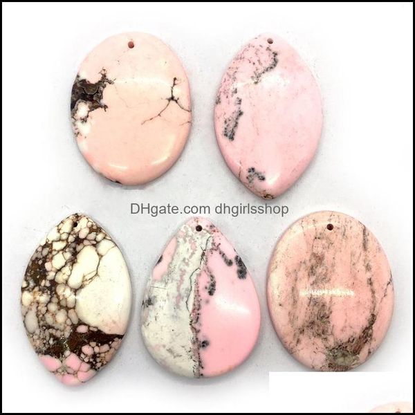 

charms jewelry findings components 5pcs natural stone pink fine fangna onyx necklace pendant geometric e dhjpv, Bronze;silver