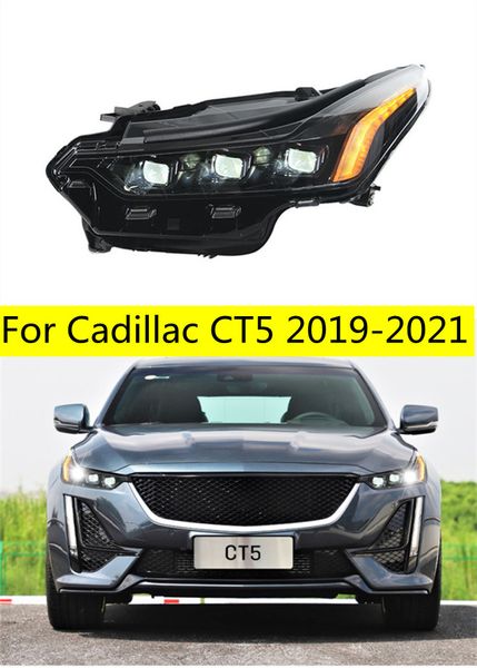 Fari Car Styling per Cadillac CT5 20 20-2022 LED da corsa dinamici indicatori di direzione abbaglianti fari