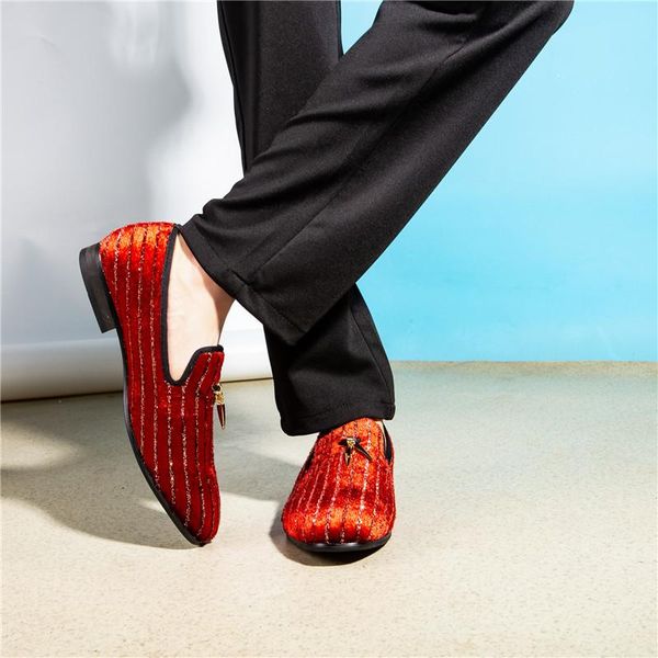 Отсуть туфли Meijiana Британский стиль ручной работы Men Men Velvet Party и Prom Business Wedding Moccasins Flats
