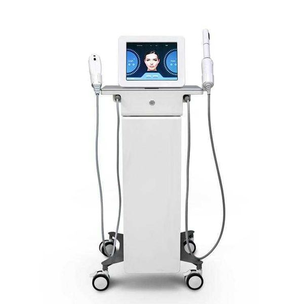 

2 in 1 hifi vaginal tightening machine wrinkle removal face lifting body sliming massager salon beauty equipment, Black;white