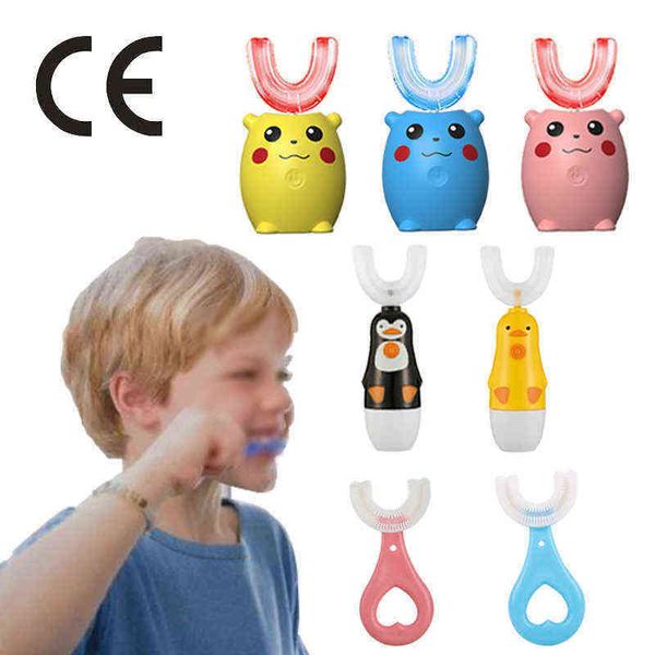 

toothbrush baby toothbrush children 360u shaped thoroughly clean soft brush electric tooth oral health care 0315