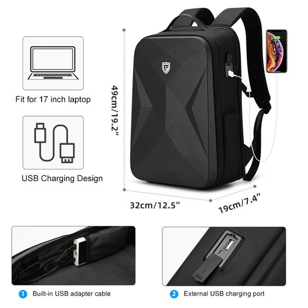 

backpack mens bags 17.3 inch lapbackpacks expandable usb charging large capacity travel backpacking waterproof luggage bag