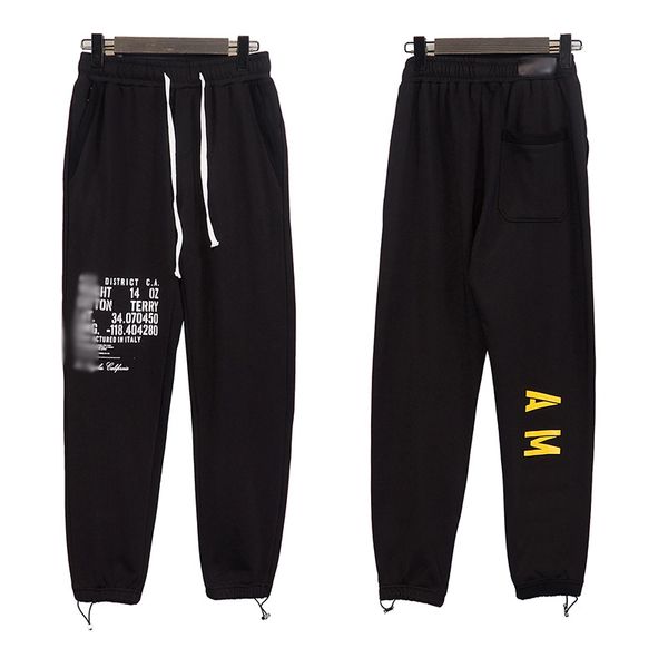 

black men cargo pants designer pants pure cotton sweatpant tassel letters jogger loose casual oversized version jogging star filled 3xl