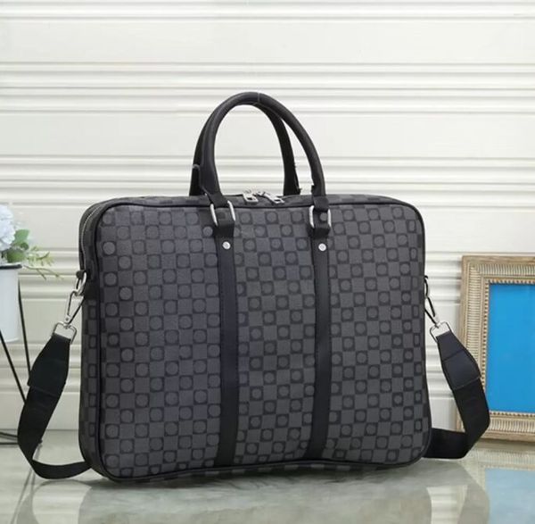 

designer bags fashion luxury briefcase lapbusiness double leather handbag shoulder messenger bag presbyopic classic for boys girls travel ba