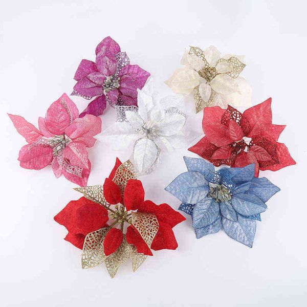

factory outlet color christmas tree pendant indoor wall simulation flower household flower decoration