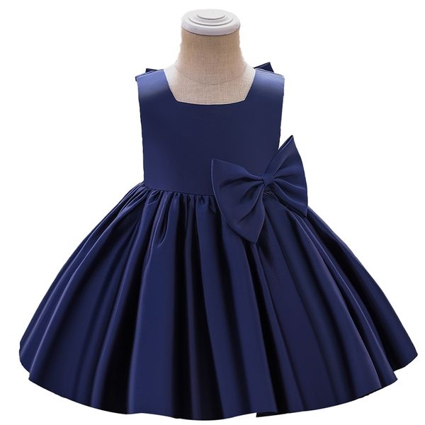 Abiti con fiocco grande Tutu per bambini Festa di compleanno per bambini Abiti natalizi per matrimoni Abiti per bambine con fiori principessa 220426