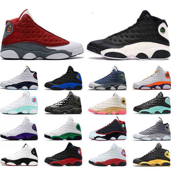 

men basketball shoes 13 13s starfish red flint dark powder blue hyper royal ground he got game mens trainers sports sneakers size, Black;white