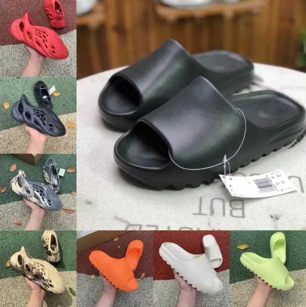 

slides slippers desert sand summer brown flat mens women mx cream clay resin slide sandal graffiti bone rubber mxt moon gray mineral blue, Black