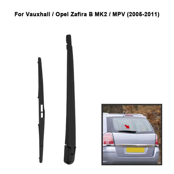 Fırça Araba Arka Pencere Cam Silecek Silecek Kol Bıçak Komple Değiştirme Vauxhall Opel Zafira B MK2 MPV 2005-2011