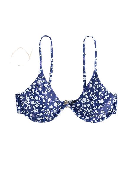 

ditsy floral underwire bikini h7ps#, White;black