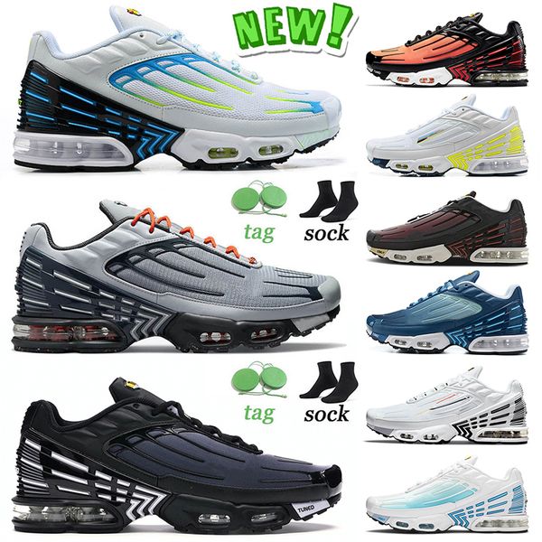 

2022 selling tn plus tuned 3 iii running shoes obsidian tiger multi white laser blue crimson red neon radiant red bone black mens women trai