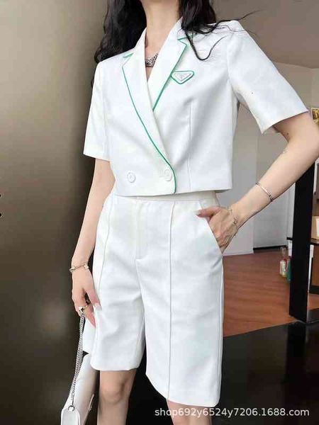 

women's tracksuits spring and summer minority design short wide leg straight quarter pants casual slim temperament ha0y dq7y, Gray