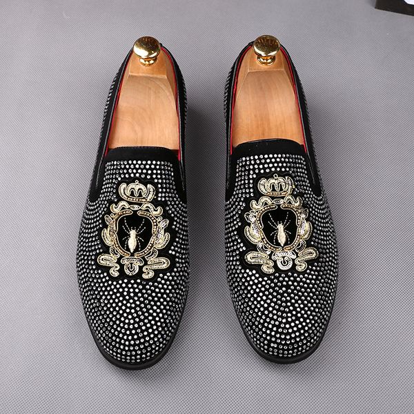 

men formal shoes 2022 fashion patent leather dress shoes men spring & autumn brand business office wedding footwear men shoes, Black