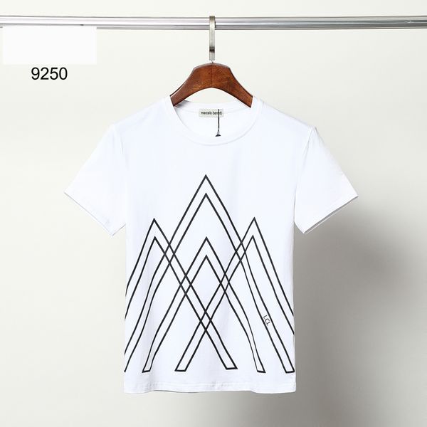 

marcelo berrett 2022ss new men's t-shirts mens designer brand t shirts women short sleeve italy fashion 3d printing 100% cotton tees 55, White;black
