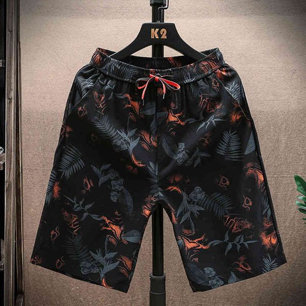 

men's shorts beach pants and one piece / two pieces] loose summer thin fashion casual large underpants, White;black